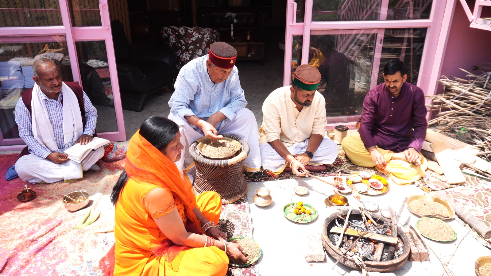 The hawan ceremony