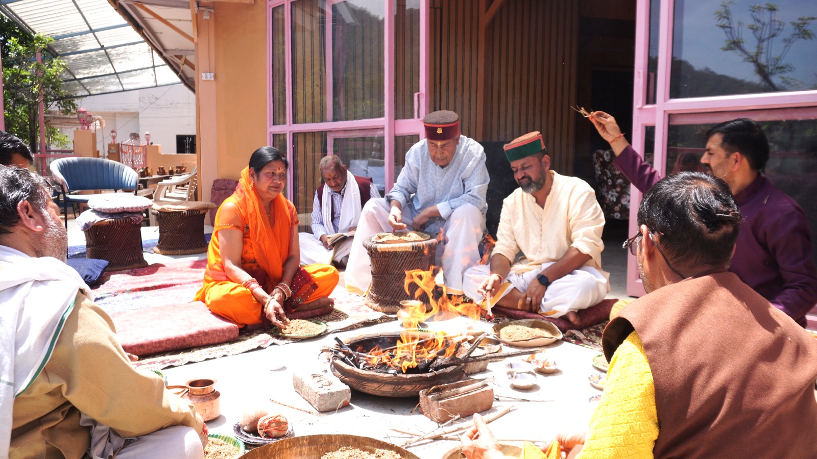 The hawan ceremony