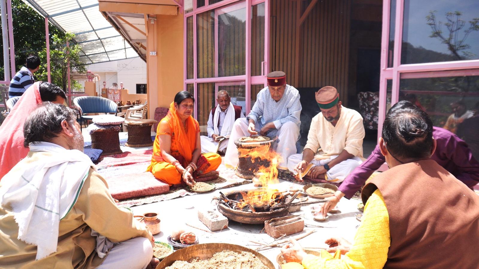 The hawan ceremony